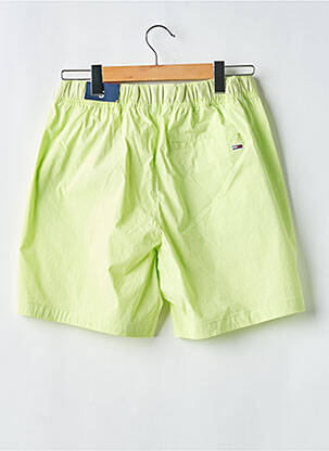 Short tissage popeline taille normale vert TOMMY HILFIGER homme