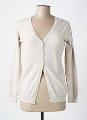Gilet manches longues beige MAGLIERIE DI PERUGIA pour femme seconde vue