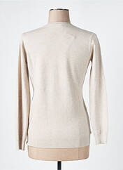 Gilet manches longues beige MAGLIERIE DI PERUGIA pour femme seconde vue