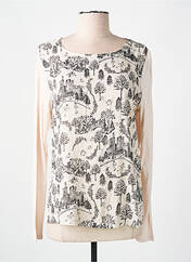 T-shirt beige LA FÉE ATELIER BY LA FÉE MARABOUTÉE pour femme seconde vue