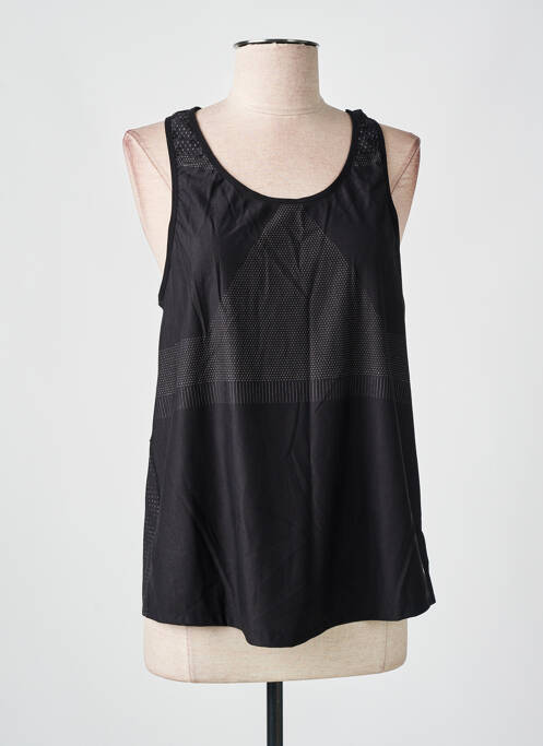Débardeur coupe droite sans manche noir TOMMY HILFIGER femme