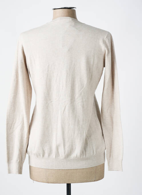 Gilet manches longues beige MAGLIERIE DI PERUGIA pour femme