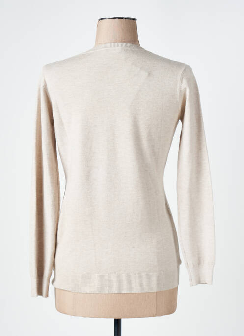 Gilet manches longues beige MAGLIERIE DI PERUGIA pour femme