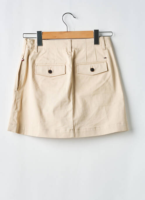 Jupe courte beige TOMMY HILFIGER pour femme