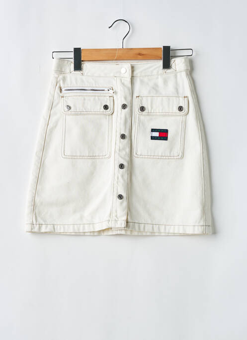 Jupe courte blanc TOMMY HILFIGER pour femme