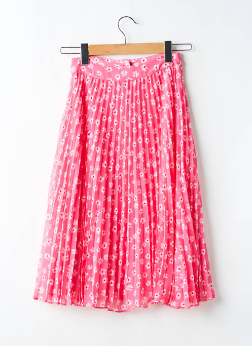 Jupe mi-longue rose TOMMY HILFIGER pour femme