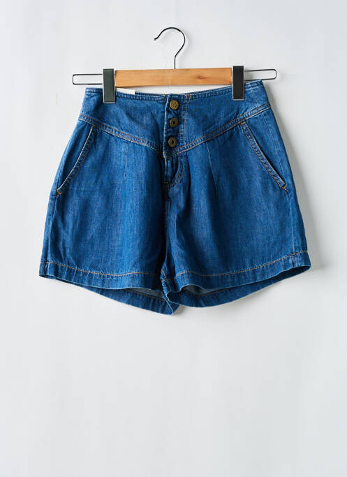 Short bleu PEPE JEANS pour femme