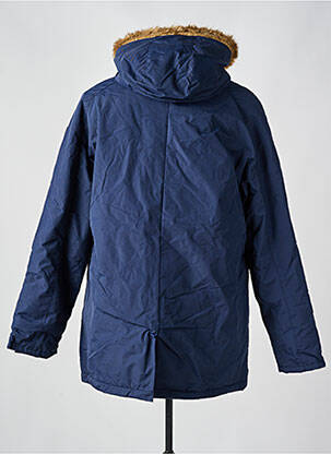 Parka manches longues a capuche bleu TED LAPIDUS homme