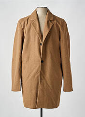 Manteau long marron JACK & JONES pour homme seconde vue