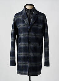 Manteau long poches sans capuche gris JACK & JONES homme