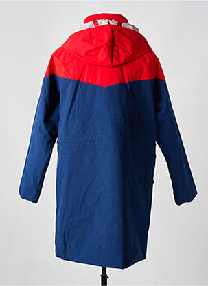 Parka finition intérieure doublure satiné a capuche bleu FILA homme