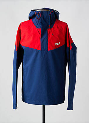 Imperméable coupe droite a capuche bleu FILA homme