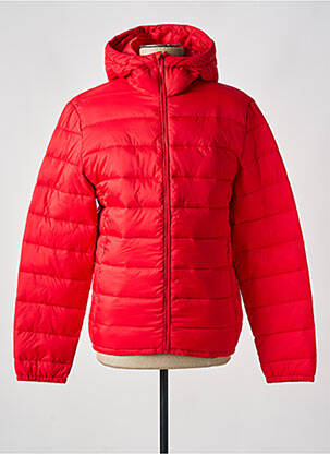 Doudoune poches a capuche rouge CELIO homme