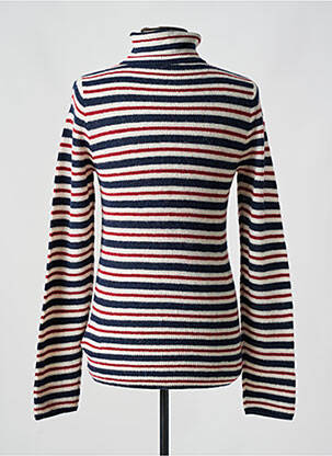 Pull col roulé coupe cintrée manches longues bleu TOMMY HILFIGER homme