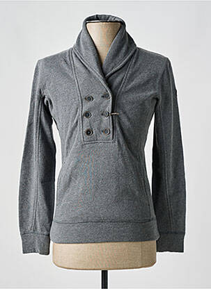 Sweat-shirt stretch manches longues gris TIMBERLAND femme