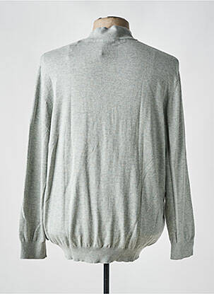 Gilet manches longues maille fine gris JACK & JONES homme