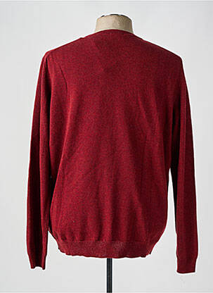 Pull col rond manches longues rouge TIMBERLAND homme