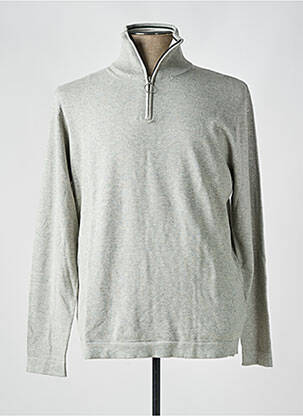 Pull col camionneur manches longues gris JACK & JONES homme