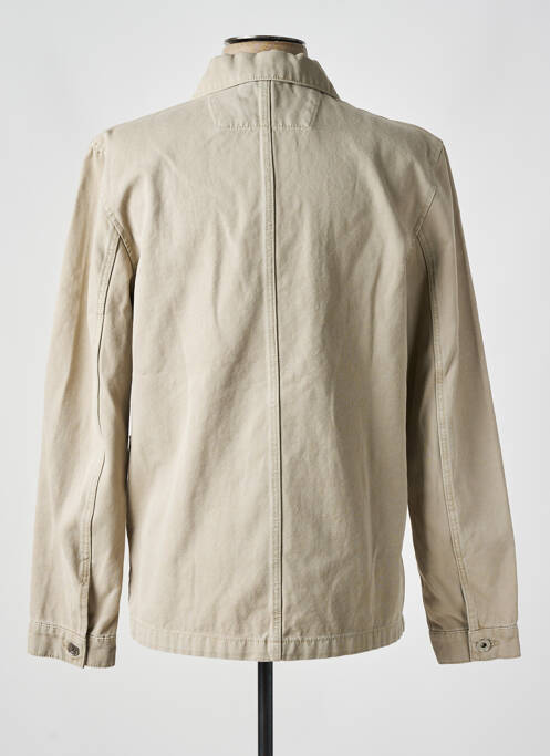 Veste casual fermeture boutonnée sur le devant beige CELIO homme