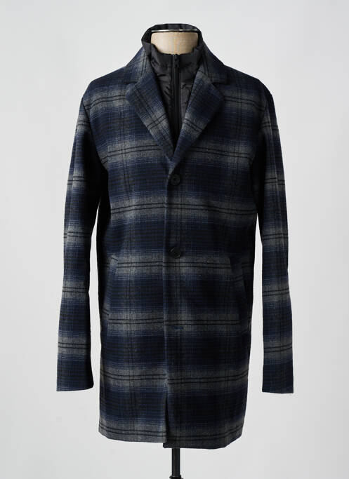 Manteau long gris JACK & JONES pour homme