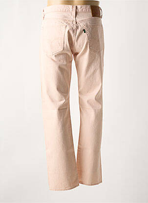 Jeans coupe droite fermeture boutonnée sur le devant taille normale rose LEVIS homme