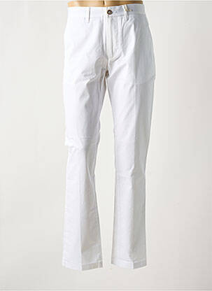 Pantalon chino tissage popeline taille normale blanc STATE OF ART homme