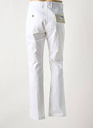 Pantalon chino tissage popeline taille normale blanc STATE OF ART homme