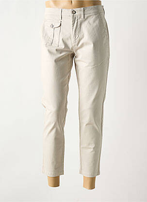 Pantalon chino tissage popeline taille normale beige BENDORFF homme