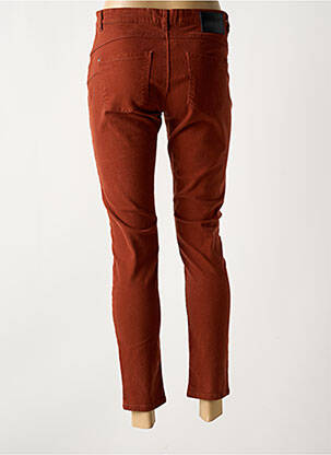Jeans coupe slim taille basse taille basse marron ONE STEP femme