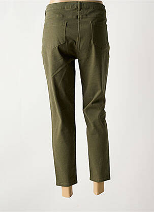 Pantalon 7/8 taille à pinces taille normale vert BURTON femme