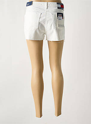 Short tissage denim taille normale blanc TOMMY HILFIGER femme