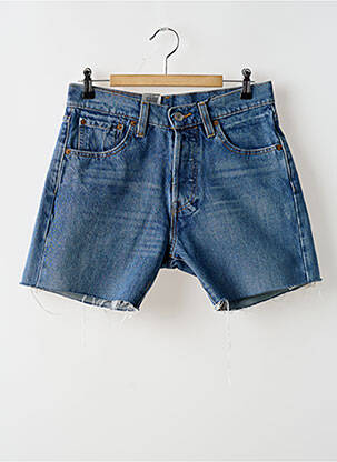 Bermuda coupe droite taille normale bleu LEVI'S femme