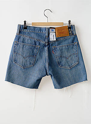Bermuda coupe droite taille normale bleu LEVI'S femme