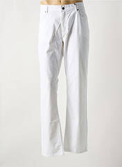 Jeans coupe droite blanc FACONNABLE pour homme seconde vue