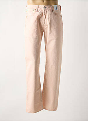 Jeans coupe droite rose LEVIS pour homme
