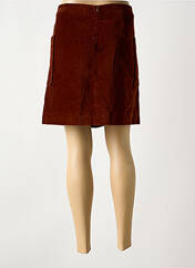 Jupe courte marron CAROLL pour femme seconde vue