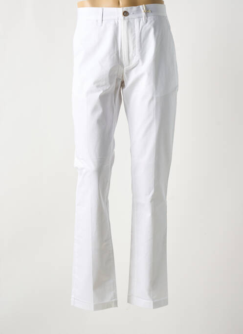 Pantalon chino tissage popeline taille normale blanc STATE OF ART homme