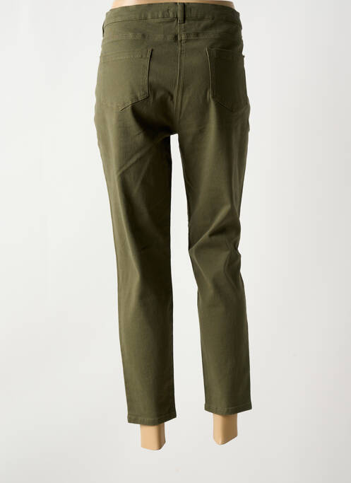 Pantalon 7/8 taille à pinces taille normale vert BURTON femme