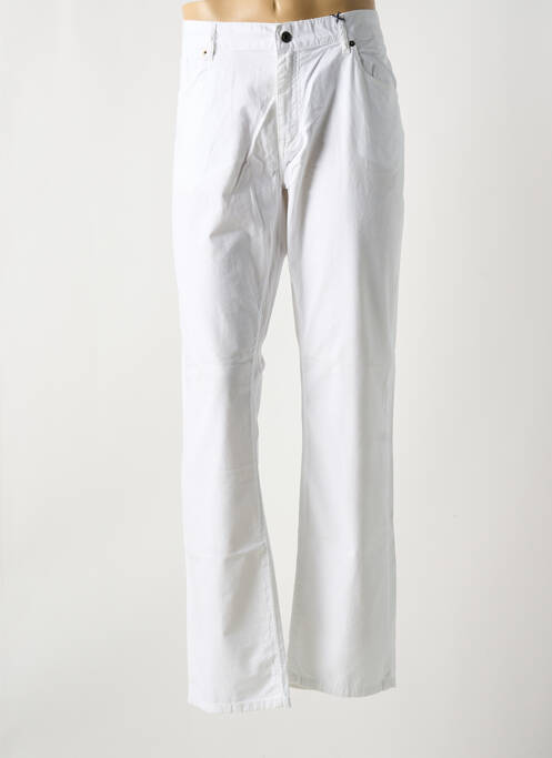 Jeans coupe droite blanc FACONNABLE pour homme