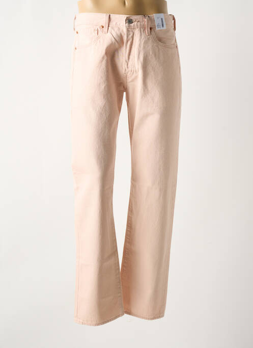 Jeans coupe droite rose LEVIS pour homme