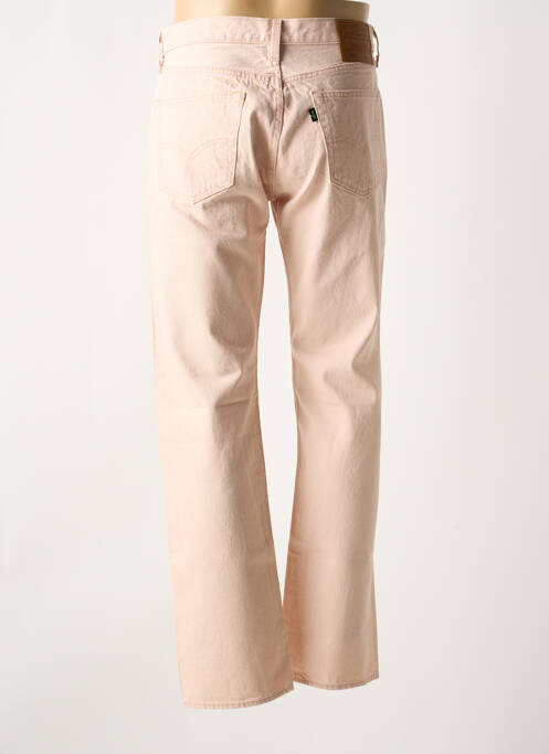 Jeans coupe droite rose LEVIS pour homme