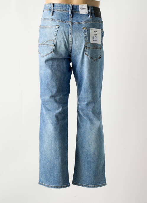 Jeans coupe slim bleu JACK & JONES pour homme