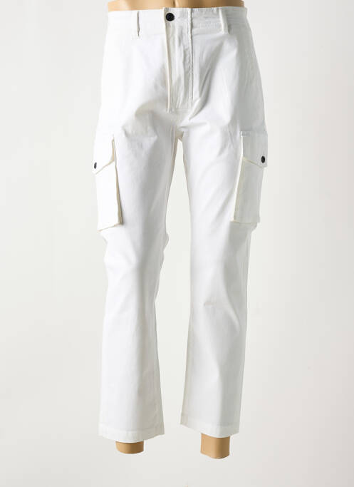 Pantalon cargo blanc SIX VALVES pour homme