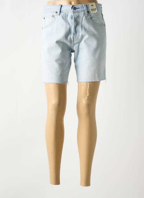 Short bleu LEVIS pour femme