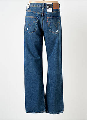 Jeans coupe large effet usé taille normale bleu LEVI'S femme