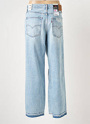 Jeans coupe large effet usé taille normale bleu LEVI'S femme