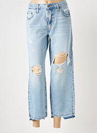 Jeans coupe large effet usé taille normale bleu LEVIS femme