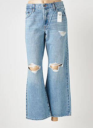 Jeans coupe large effet usé taille normale bleu LEVI'S femme