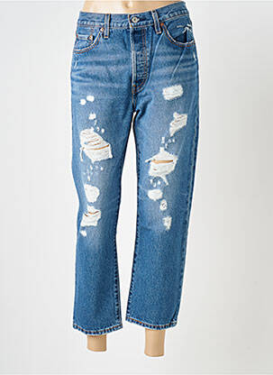 Jeans coupe droite taille normale taille normale bleu LEVIS femme