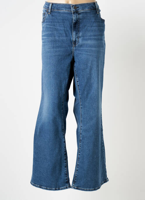 Jean coupe flare stretch taille normale bleu LEVIS femme